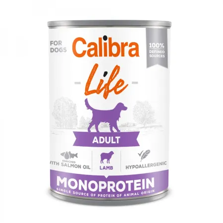 Calibra Dog Life Adult Jagnięcina 400g